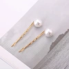 Japonés y coreano moda simple tamaño perla clip de pelo clip de una palabra de moda versátil franja clip lateral accesorios tocado exquisito Specification image
